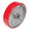 Vestil Polyurethane Wheel 8x2 Red/Silver WHL-PU-8X2 - alternate 1